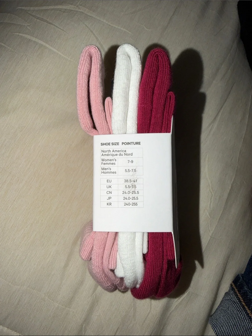 lululemon athletica Daily Essential Quarter Socks in Light Pink (3-Pack)